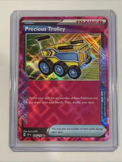 Pokemon TCG S&V Surging Sparks Precious Trolley Ace Trainer 185/191 - Image 1