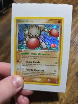 Hitmonchan Unseen Forces Holo Rare Pokemon TCG Card 24/115 - Image 3
