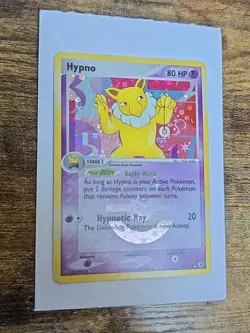 Pokemon TCG Hypno Card 25/112 FireRed & LeafGreen Reverse Holo LP/NM Condition - Image 1