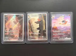 Pokemon Scarlet & Violet 151 Full Art Charizard, Charmeleon, Charmander NM - Image 1