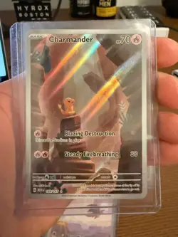 Pokemon Scarlet & Violet 151 Full Art Charizard, Charmeleon, Charmander NM - Image 4