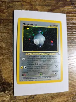 Pokemon TCG Magnemite Holo Secret Rare 7/75 Neo Discovery LP - Image 1