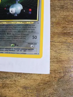 Pokemon TCG Magnemite Holo Secret Rare 7/75 Neo Discovery LP - Image 2