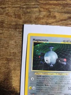 Pokemon TCG Magnemite Holo Secret Rare 7/75 Neo Discovery LP - Image 4