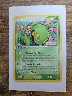Cradily 3/92 EX Legend Maker Reverse Holo Stamped 2006 Pokemon TCG - Image 1