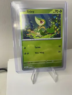 Pokemon Snivy 001/086 Masterball Reverse Holo - Black Bolt - S&V - NM - Image 1