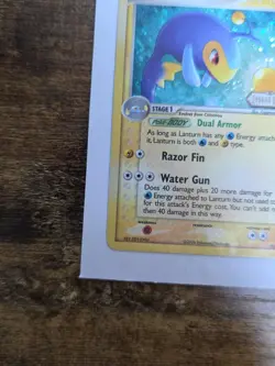 Pokemon TCG Lanturn 19/92 EX Legend Maker Reverse Holo Rare Stamped Card MP - Image 3