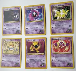 Sabrina’s Pokemon Lot - Gym Challenge - Abra Gastly Drowzee Jynx Hypno - NM - Image 1