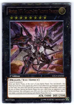 Yugioh Number 107: Galaxy-Eyes Tachyon Dragon LTGY-EN044 Ultimate Rare 1st Ed MP - Image 1
