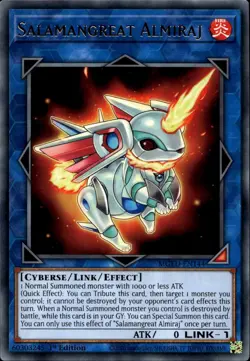 Salamangreat Almiraj 1st Ed Rare Gold MGED-EN144 Yu-Gi-Oh! - Image 1