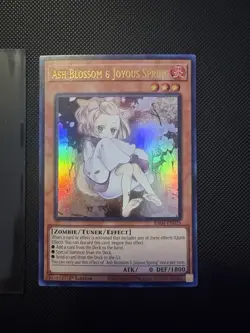 Ash Blossom & Joyous Spring Ultra Rare RA04-EN025 Yu-Gi-Oh Alt Art 1st NM - Image 1