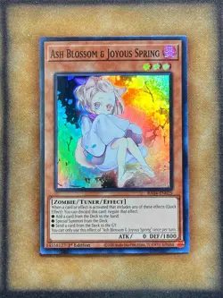 Yugioh Ash Blossom & Joyous Spring RA04-EN025 Super Rare 1st Ed NM - Image 1