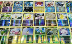 Lot of 90 Vintage Reverse Holographic Pokemon TCG Trading Cards - Image 3