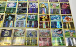 Lot of 90 Vintage Reverse Holographic Pokemon TCG Trading Cards - Image 5