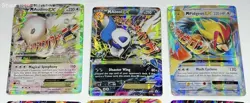 Lot of 9 Mega EX Pokemon TCG Trading Cards - Image 3