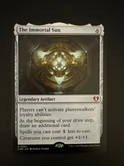 Commander Masters The Immortal Sun Regular Card NM MTG Free Shipping - Image 1
