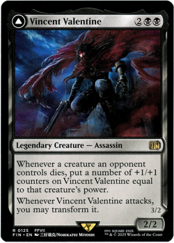 ERROR CARD Vincent Valentine / Galian Beast - 0125 - Final Fantasy - MTG - NM/M - Image 1