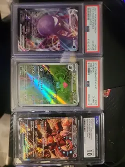 Graded Pokemon Card Lot Of 3 All Gm 10 - Image 1