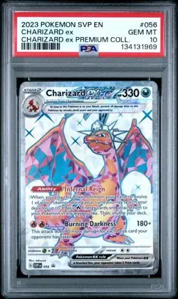 Charizard ex 056 Sv: Scarlet & Violet Promo Cards Holo PSA 10 - Image 1