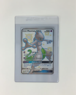 Mewtwo GX SV59/SV94 Shiny Vault Holo Rare Card from Pokemon Hidden Fates - Mint - Image 1