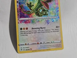 Pokemon TCG Rayquaza Vivid Voltage 138/185 Amazing Rare Holo Card (NM) Clean - Image 2