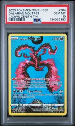 Galarian Moltres SWSH284 SWSH: Sword & Shield Promo Cards Holo PSA 10 Gem Mint - Image 1