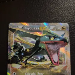 Rayquaza EX 85/124 Dragons Exalted NM Ultra Rare Pokemon Card - Image 2