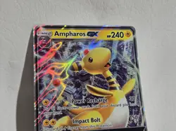 Pokemon TCG 2019 Team Up Ampharos GX Ultra Rare 43/181 NM Clean Card - Image 3