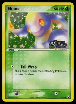Pokemon Card - Ekans Team Rocket Returns 55/109 Reverse Holo Stamped - Image 1