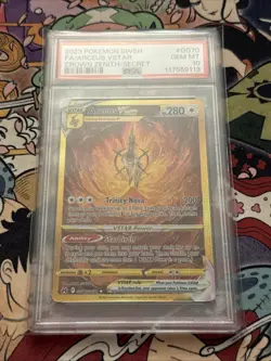 Pokemon TCG Arceus VSTAR Crown Zenith Gold Card GG70/GG70 PSA 10 - Image 1