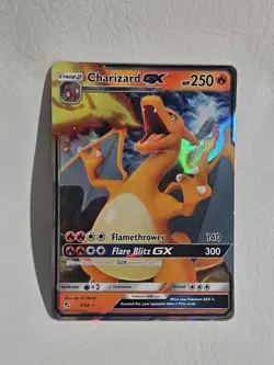 Pokemon Charizard GX 9/68 Hidden Fates Holo Rare NM Clean Card - Image 1