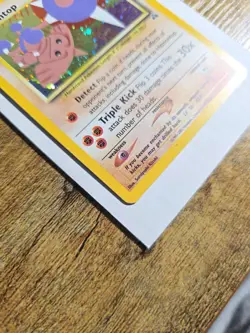 Pokemon TCG Hitmontop Neo Discovery Holo Rare Card 3/75 MP Condition - Image 3