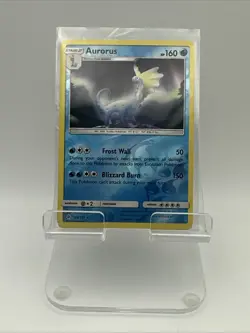 Pokemon Card: Aurorus 28/131 Forbidden Light Reverse Holo Sun Moon Rare TCG NM - Image 1