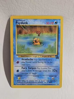Pokemon NM Psyduck Card Black Star Promo #20 WOTC Clean - Image 1