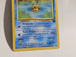 Pokemon NM Psyduck Card Black Star Promo #20 WOTC Clean - Image 2