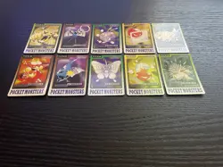 Pokemon Carddass 1997 Lot Set of 10 cards Electabuzz Magmar etc. BANDAI - Image 5