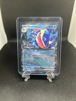 Pokemon TCG Stellar Crown Greninja EX Card 041/142 - STAMPED PROMO - Image 1