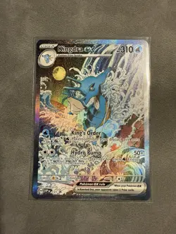 Kingdra EX 131 Pokemon TCG Scarlet & Violet Black Star Promo Holo Card - Image 2