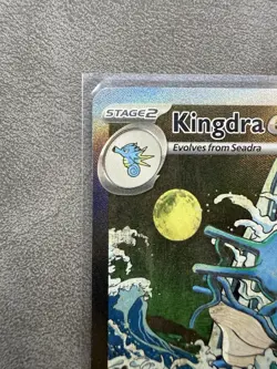 Kingdra EX 131 Pokemon TCG Scarlet & Violet Black Star Promo Holo Card - Image 3