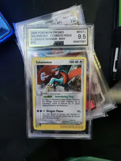 2004 Ex Dragon 19 Salamence e-League - Winner Rare Pokemon TCG Card CGC 10 - Image 1