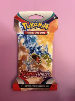 Nintendo Pokemon TCG Scarlet & Violet Sleeved Booster Pack - 10 Cards 820650853258 - Image 1
