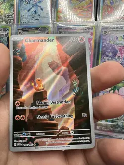 Pokemon Charmander TCG Card #168/165 Scarlet & Violet 151 Series - Image 1