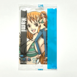 S4118 Vintage Nami Japanese One Piece x Morinaga Clear Card Sealed D23 - Image 1