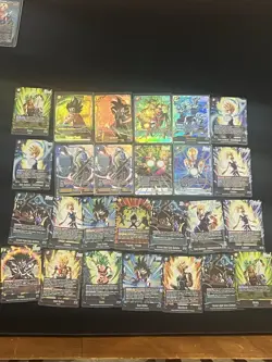 DBZ Card Game Fusion World Saiyan’s Pride Alt-Arts And SR’s Bulk Lot Of Cards - Image 1