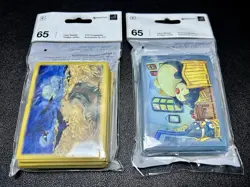 Munchlax & Snorlax + Corviknight Pokemon Center x Van Gogh Museum Card Sleeves - Image 1
