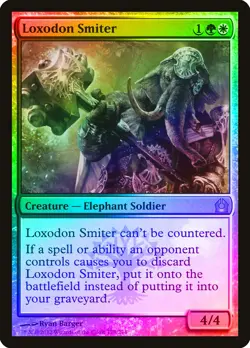 Loxodon Smiter FOIL Return to Ravnica PLD White Green Rare MTG CARD ABUGames - Image 1