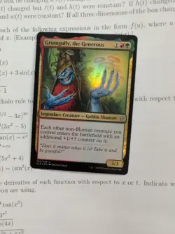 MTG Grumgully the Generous - Foil - Throne of Eldraine - Near Mint - Image 1