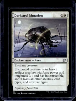 2021 Magic The Gathering Normal Commander Darksteel Mutation Foil #084 - Image 1