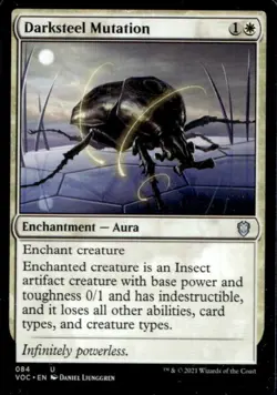 2021 Magic The Gathering Normal Commander Darksteel Mutation Foil #084 - Image 1