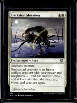 2021 Magic The Gathering Normal Commander Darksteel Mutation Foil #084 - Image 1